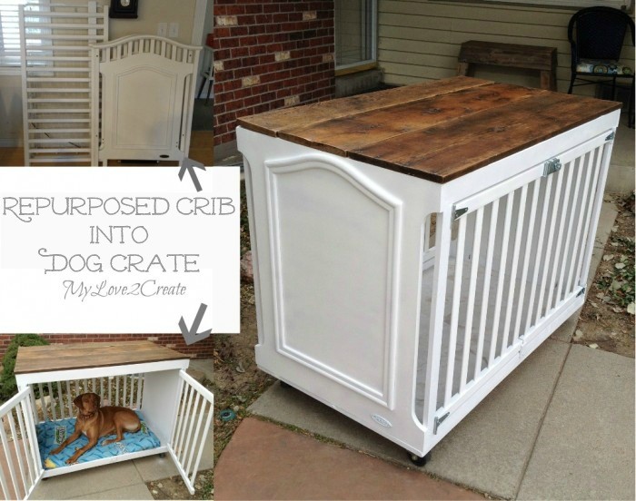 MyLove2Create-repurposed-crib-into-dog-crate