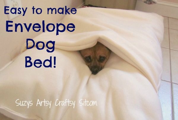 diy envelope style dog bed
