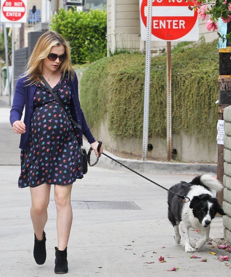 Anna Paquin with dog