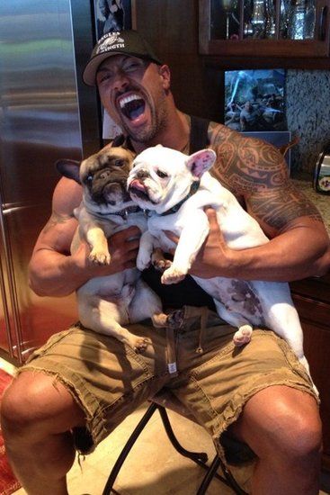 Dwayne The Rock Johnson dog