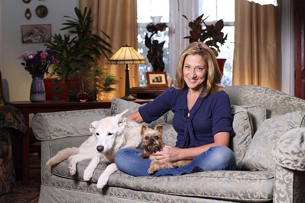 Edie Falco dogs