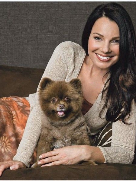 Fran Drescher pomeranian