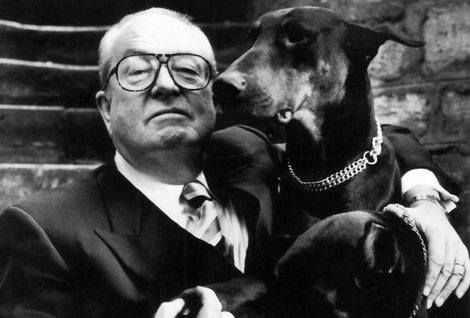 Jean Marie Le Pen doberman