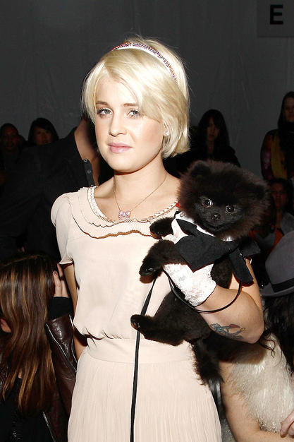 Kelly Osborne pomeranian