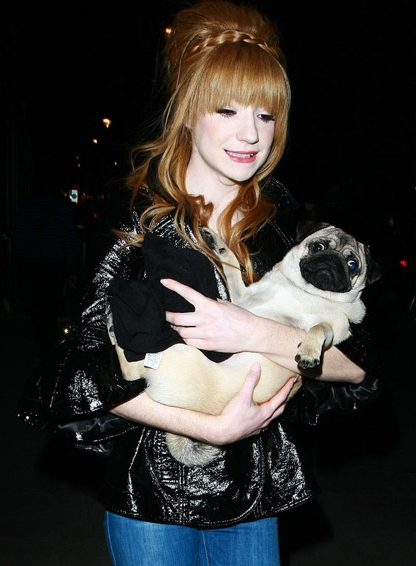 Nicola Roberts pug