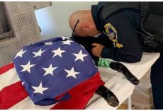 Cop Says Goodbye To K9 Partner Who Succumbed To Heat Exhaustion In Line of Duty