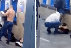 Man Sees Stray Dog Shivering In The Cold, Takes Off His Shirt And Puts It On Him