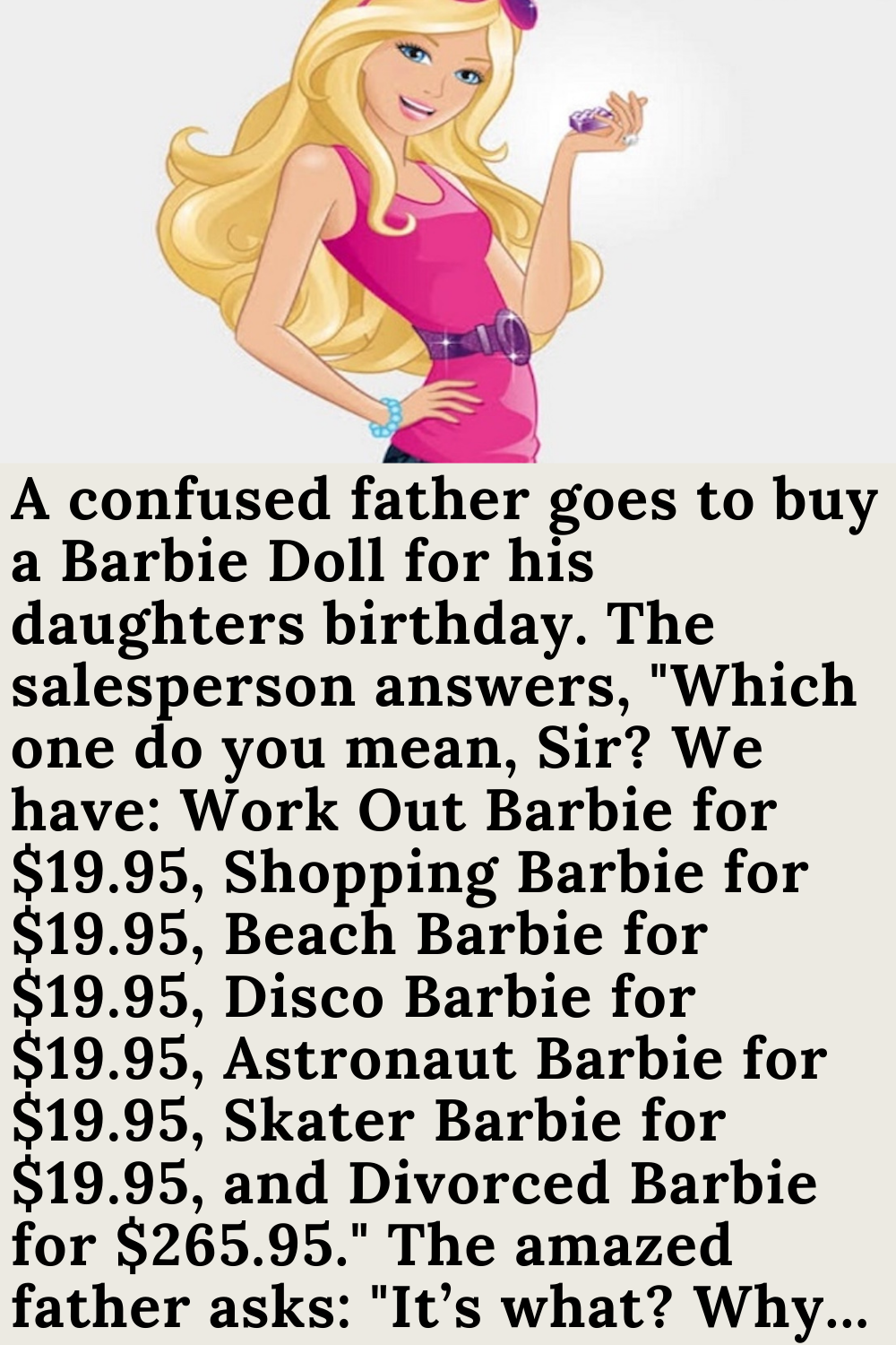 Divorced Barbie