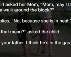 Little girl asks to walk the dog, loses the dog halfway around the block for a hilarious reason