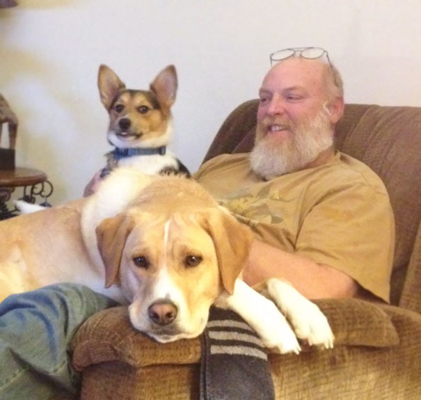 My Dad Claims He Doesn't Like Dogs Occasionally. Okay Dad Whatever You Say My Dad Claims He Doesn't Like Dogs Occasionally. Okay Dad Whatever You Say