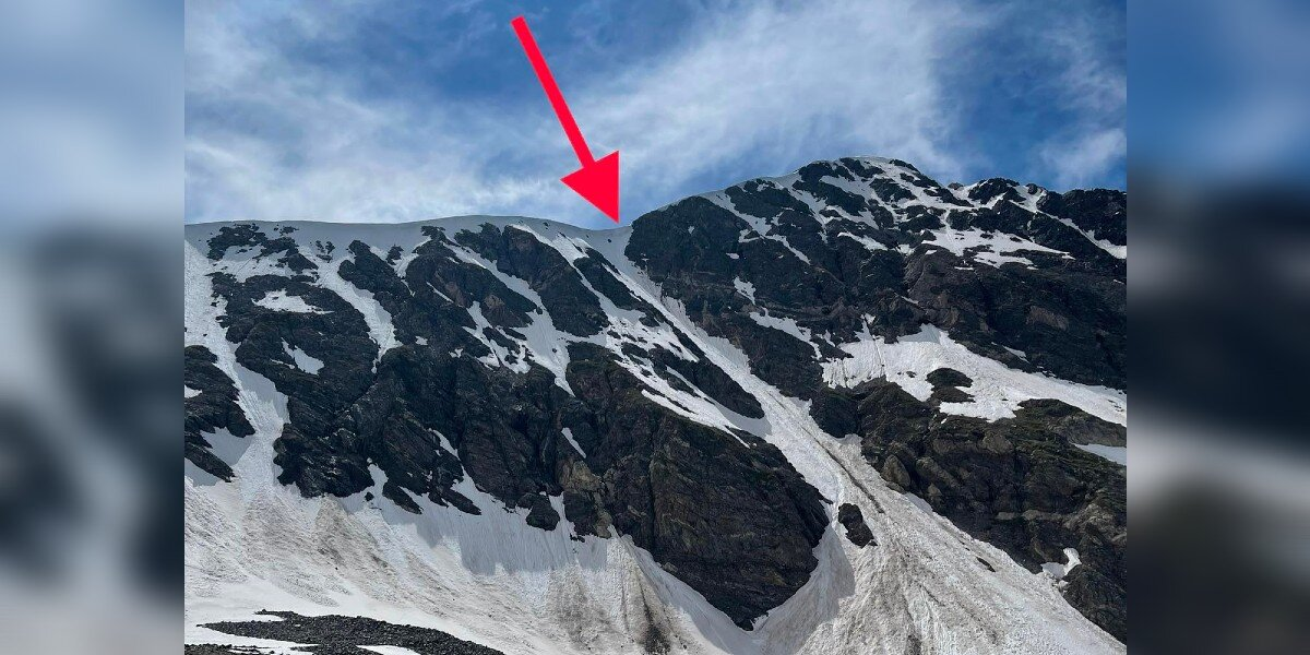 Hikers Spot Tiny ‘Speck Of Black’ On Mountain — Then Realize A Dog Is Clinging To Life