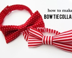 How To Make AWESOME Bow Tie Collars For Your Dog