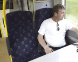 He Gets On The Train To Work Like He Always Does – Now Watch Who Sits Down Next To Him Today