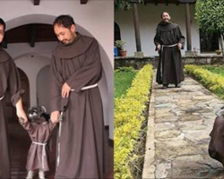 Stray Dog Is Welcomed As Monastery’s Cutest New Friar
