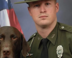 Police K-9 And Partner Take Photos, But Pup Simply Cannot Contain His Love For Owner