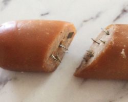 Dog Owner Shocked After Finding Hot Dogs Stuffed With Razor Blades In Her Yard