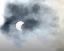 Family Says Image Of Solar Eclipse Looks Just Like Their Dog