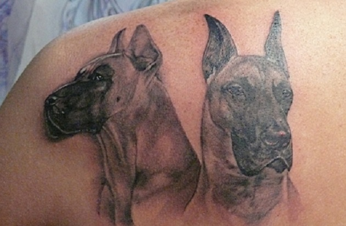 15 Great Dane Tattoo Ideas  Page 5 of 5  BuzzSharercom