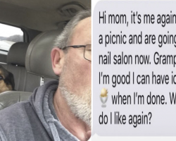Woman Has Her Dad Babysit Her Dog, ‘Gramps’ Keeps Her Updated With The Best Texts