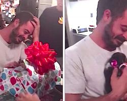 Depressed Marine’s Family Hands Him Special Gift, When He Sees What’s Inside, He Loses It.