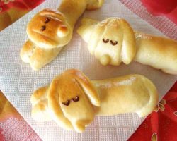 [Recipe] Sleeping Dachshund Wiener Sausage Bread Rolls