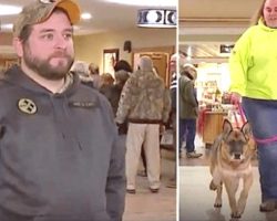 Army Veteran Nervously Awaits Reunion With Military Dog, Moment Caught On Live TV
