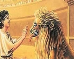 Lion And The Poor Slave