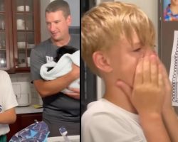 Boy’s Birthday Surprise Puppy Leaves No Emotion Unturned