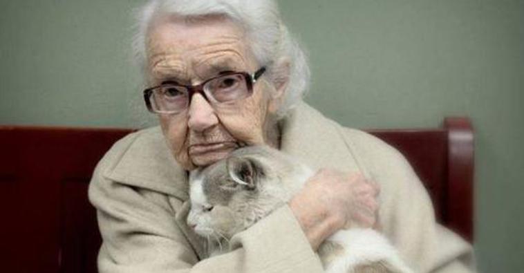 20-Year-Old Cat Surrendered To Shelter Gets Adopted by 101-Year-Old Lady: A Match Made In Heaven!