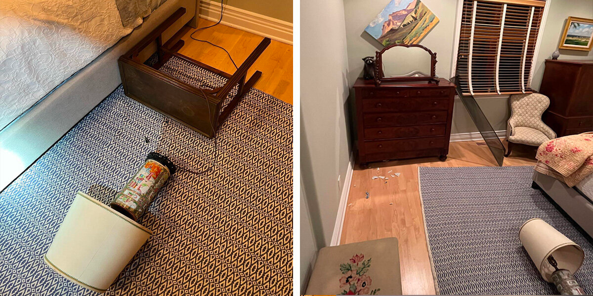 Woman Wakes Up To Chaos — And Finds The Cutest Little Burglar In Her Bedroom