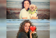 Woman Recreates a Photo With Her Dog 11 Years Later — And He’s a Completely Different Color