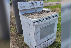 Cleanup Crew Opens Flood-Wrecked Oven — And A Miracle Cat Jumps Out
