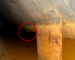 Rescuers Spot Glowing Eyes Inside A Fuel Drum — And Realize Tiny Lives Are Trapped Below