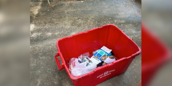 Neighbors Spot Strange Bin In Backyard — Then Realize Someone Inside Needs Help