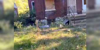 AT&T Technician Spots Something Heartbreaking Outside An Abandoned Home — And Immediately Stops His Day To Help