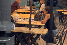 Stranger Films Woman Enjoying Dinner With Her Dog — And The Internet Can’t Get Enough